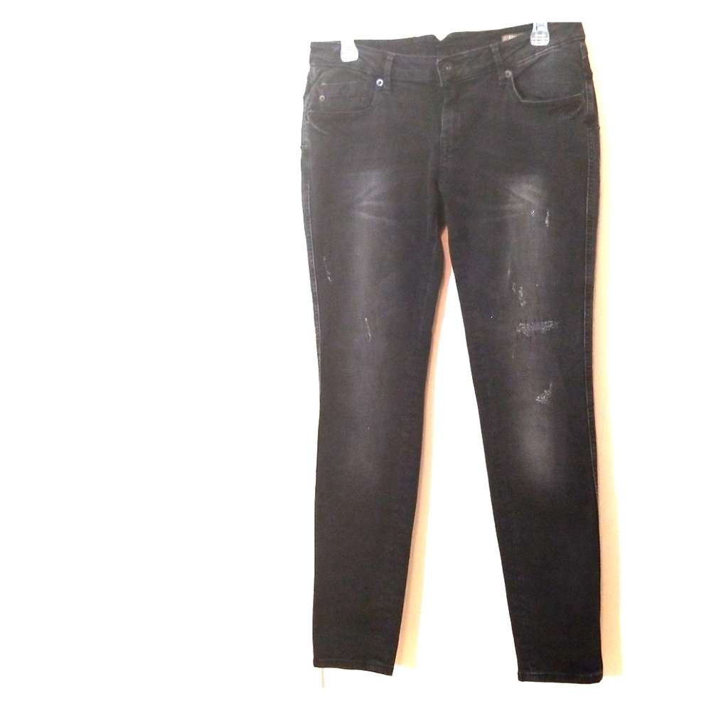 MNG Black SZ 8 Slim Push Up Skinny Jean